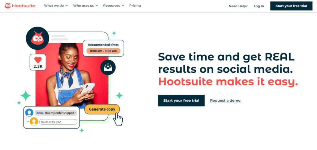 Hootsuite Streamlined Social Media Management
