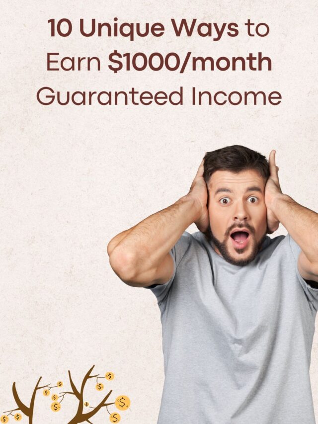 10 Ways to Earn $1000/Month Guaranteed Income with these AI tools